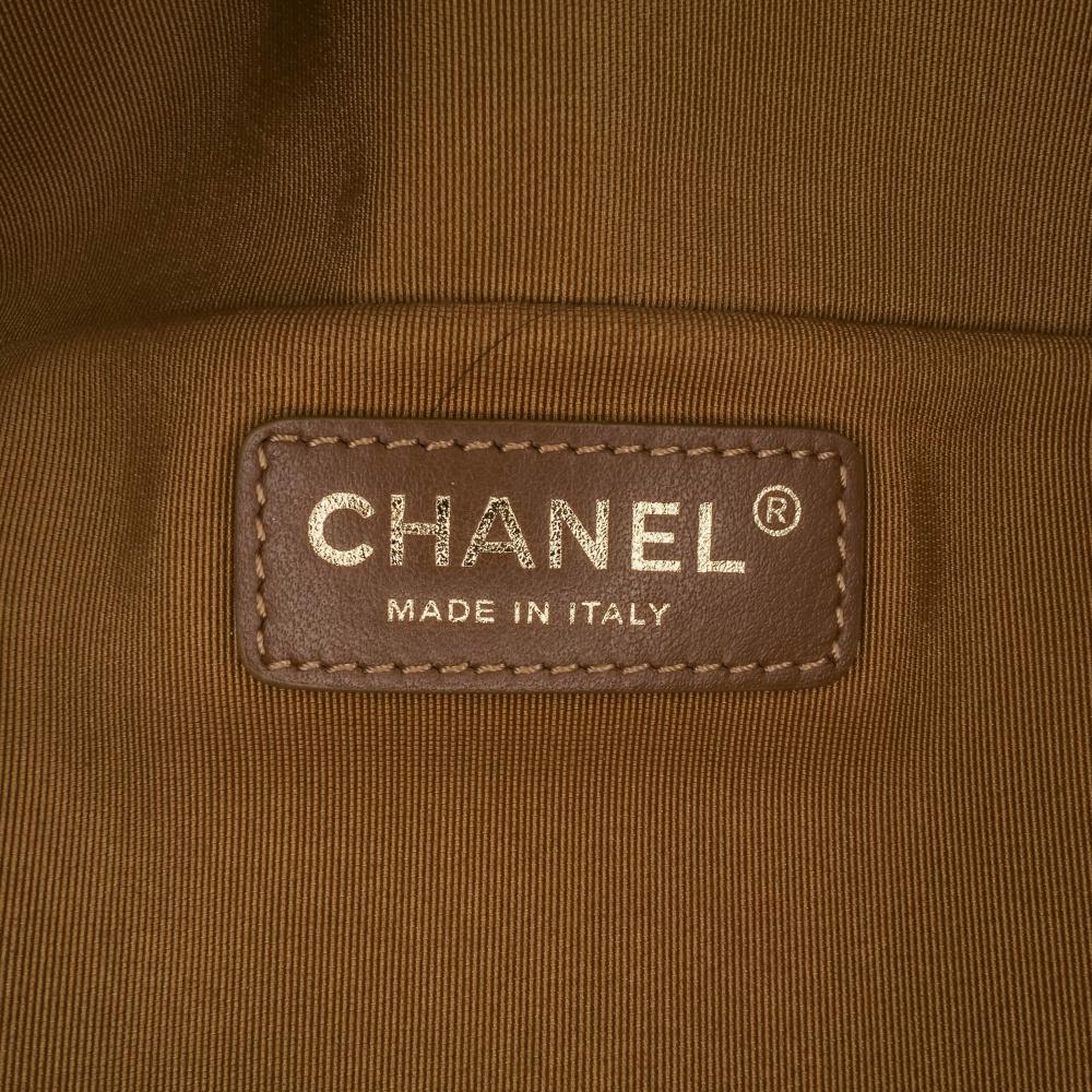 Gold Leather Chanel Belt Bag