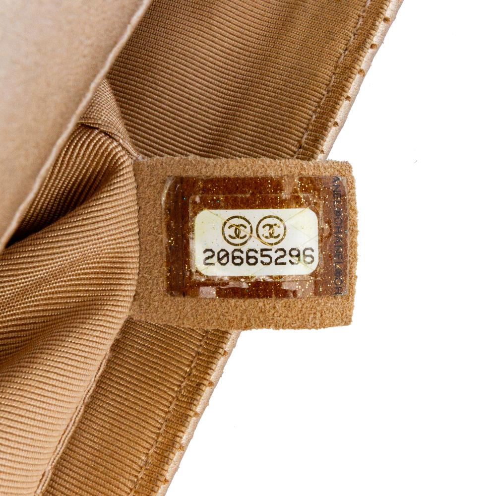 Gold Leather Chanel Flap Bag