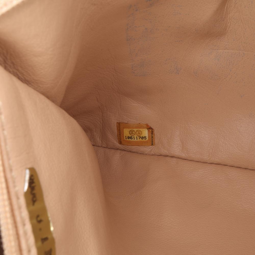 Gold Leather Chanel Tote