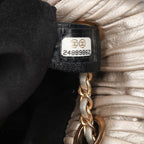 Gold Leather Chanel Backpack