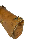 Gold Leather Chanel Shoulder Bag