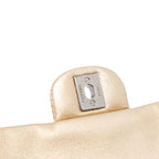 Gold Leather Chanel Flap Bag