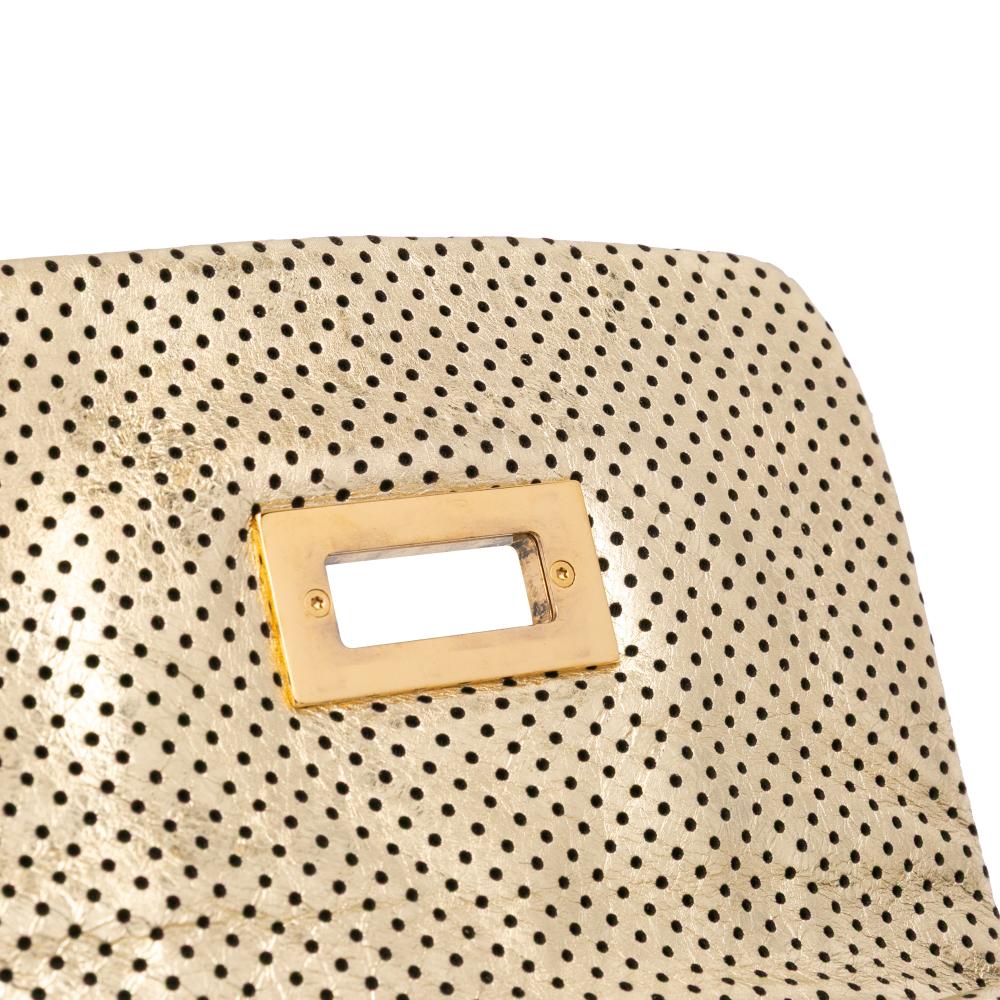 Gold Leather Chanel Tote