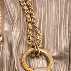 Gold Leather Chanel Backpack