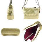 Gold Metal Chanel Shoulder Bag