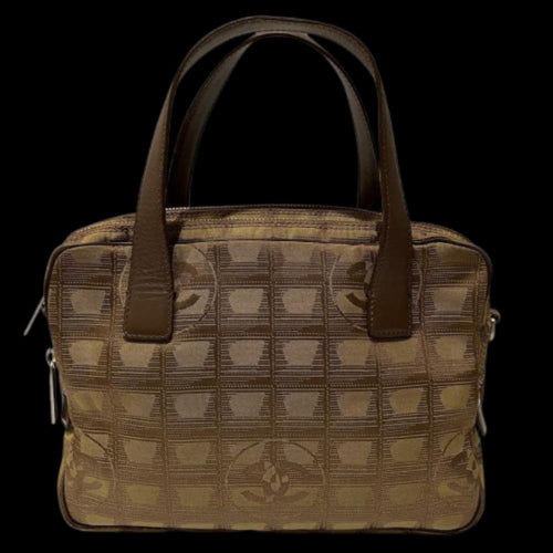 Green Canvas Chanel Travel Line