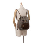 Green Denim Chanel Backpack