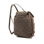 Green Denim Chanel Backpack