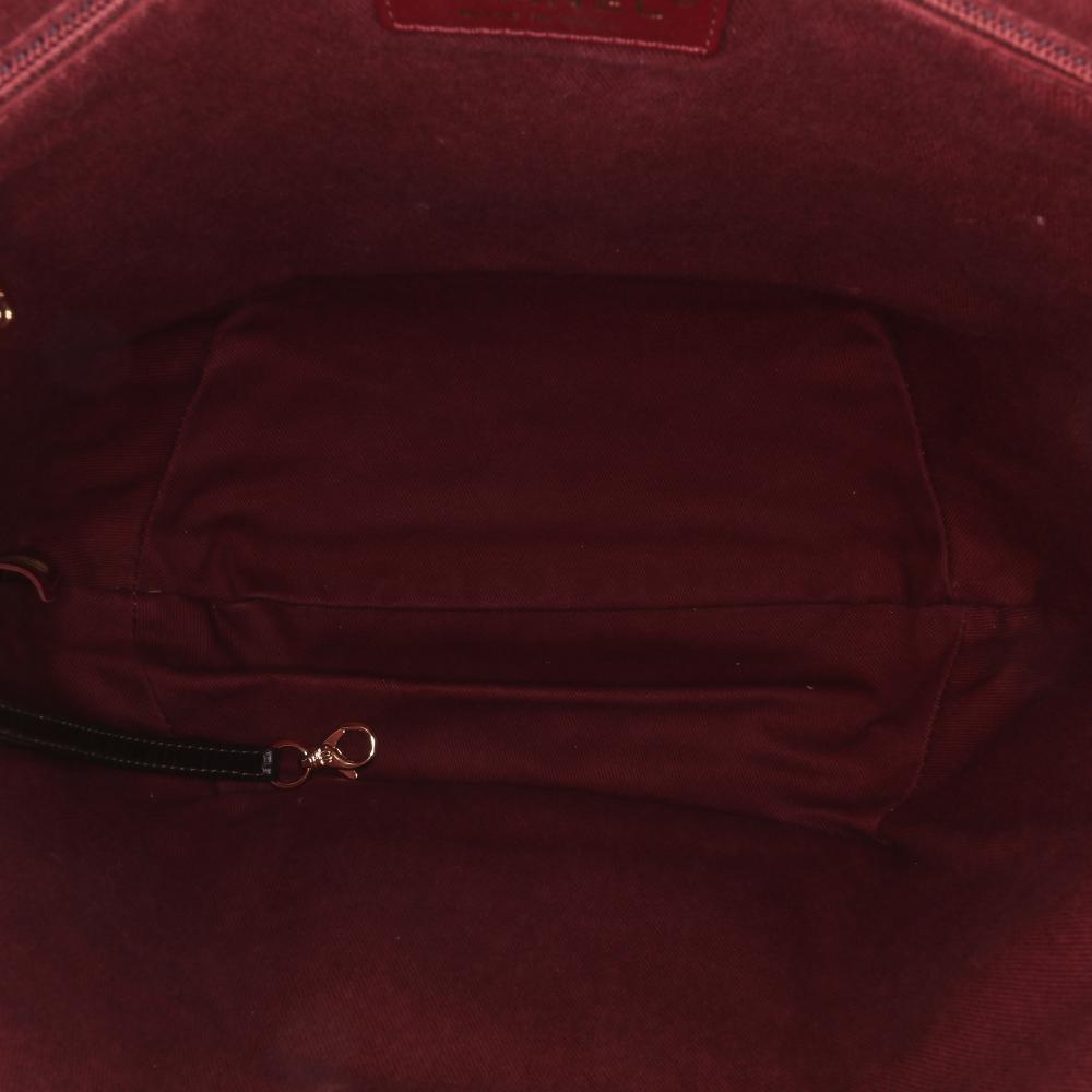 Green Denim Chanel Backpack