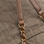 Green Denim Chanel Backpack