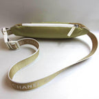 Green Fabric Chanel Belt Bag