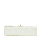 Green Fabric Chanel Flap Bag