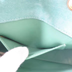 Green Fabric Chanel Shoulder Bag