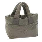 Green Fabric Chanel Tote