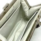 Green Leather Chanel Shoulder Bag