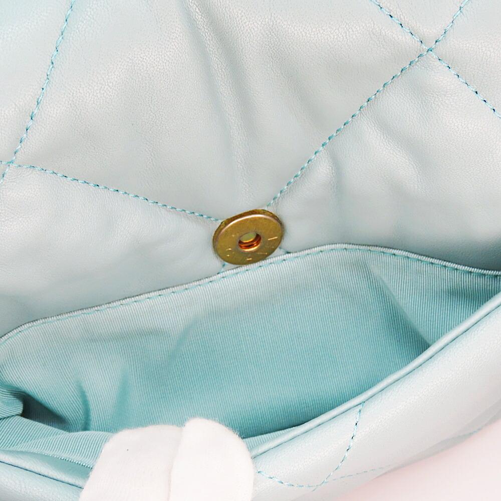 Green Leather Chanel Crossbody Bag