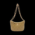 Green Leather Chanel Crossbody Bag