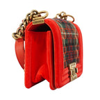 Green Leather Chanel Shoulder Bag