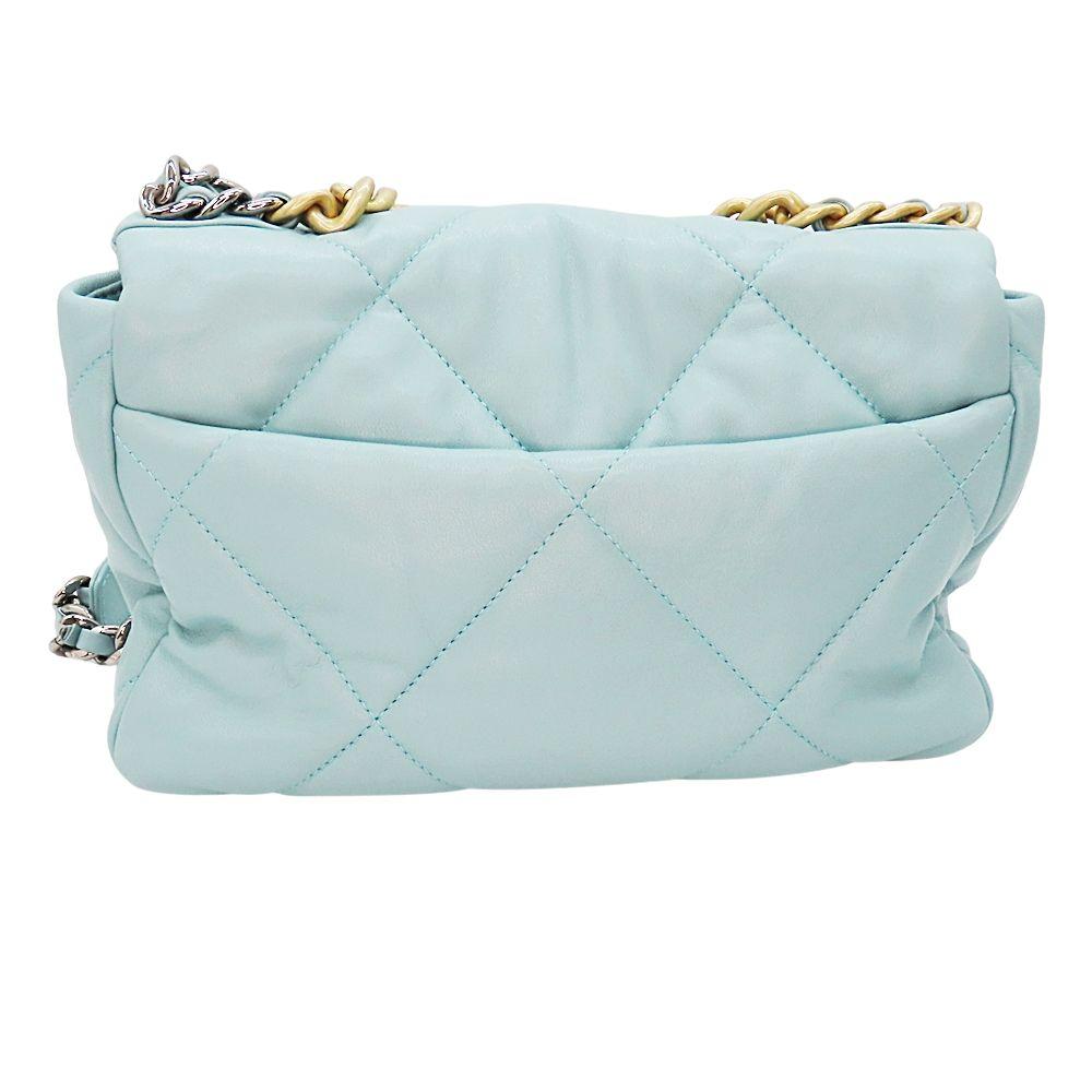 Green Leather Chanel Crossbody Bag