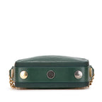 Green Leather Chanel Crossbody Bag