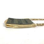 Green Leather Chanel Shoulder Bag