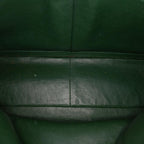 Green Leather Chanel Flap Bag