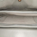 Green Leather Chanel Shoulder Bag