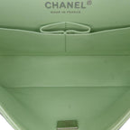Green Leather Chanel Flap Bag