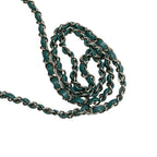 Green Leather Chanel Shoulder Bag
