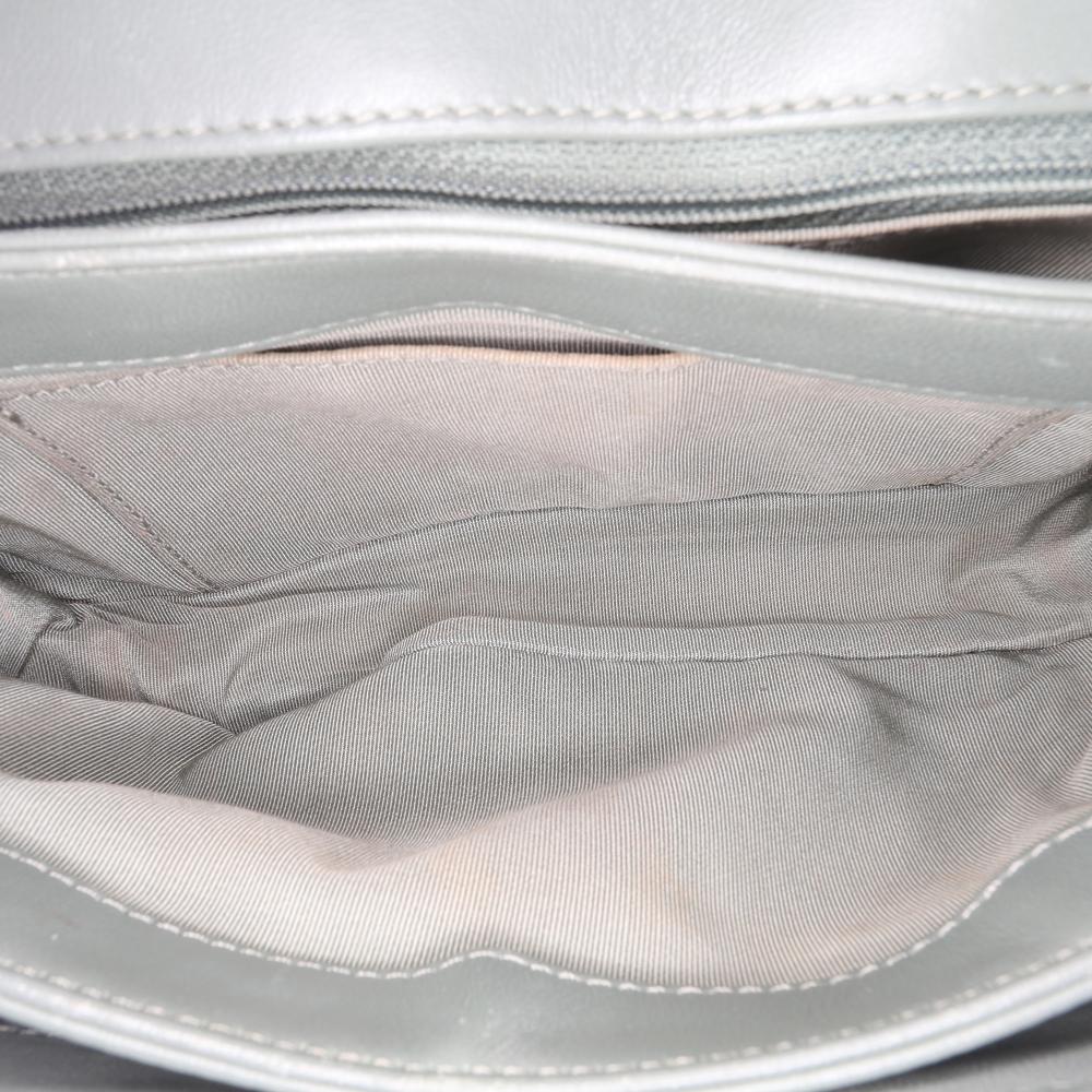 Green Leather Chanel Flap Bag