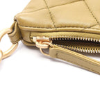 Green Leather Chanel Crossbody Bag