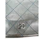 Green Leather Chanel Wallet On Chain