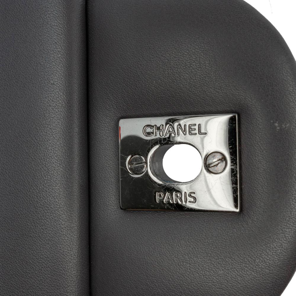 Green Leather Chanel Flap Bag