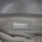 Green Leather Chanel Flap Bag
