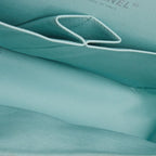 Green Leather Chanel Flap Bag