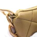 Green Leather Chanel Crossbody Bag