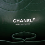 Green Leather Chanel Flap Bag