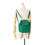 Green Leather Chanel Flap Bag
