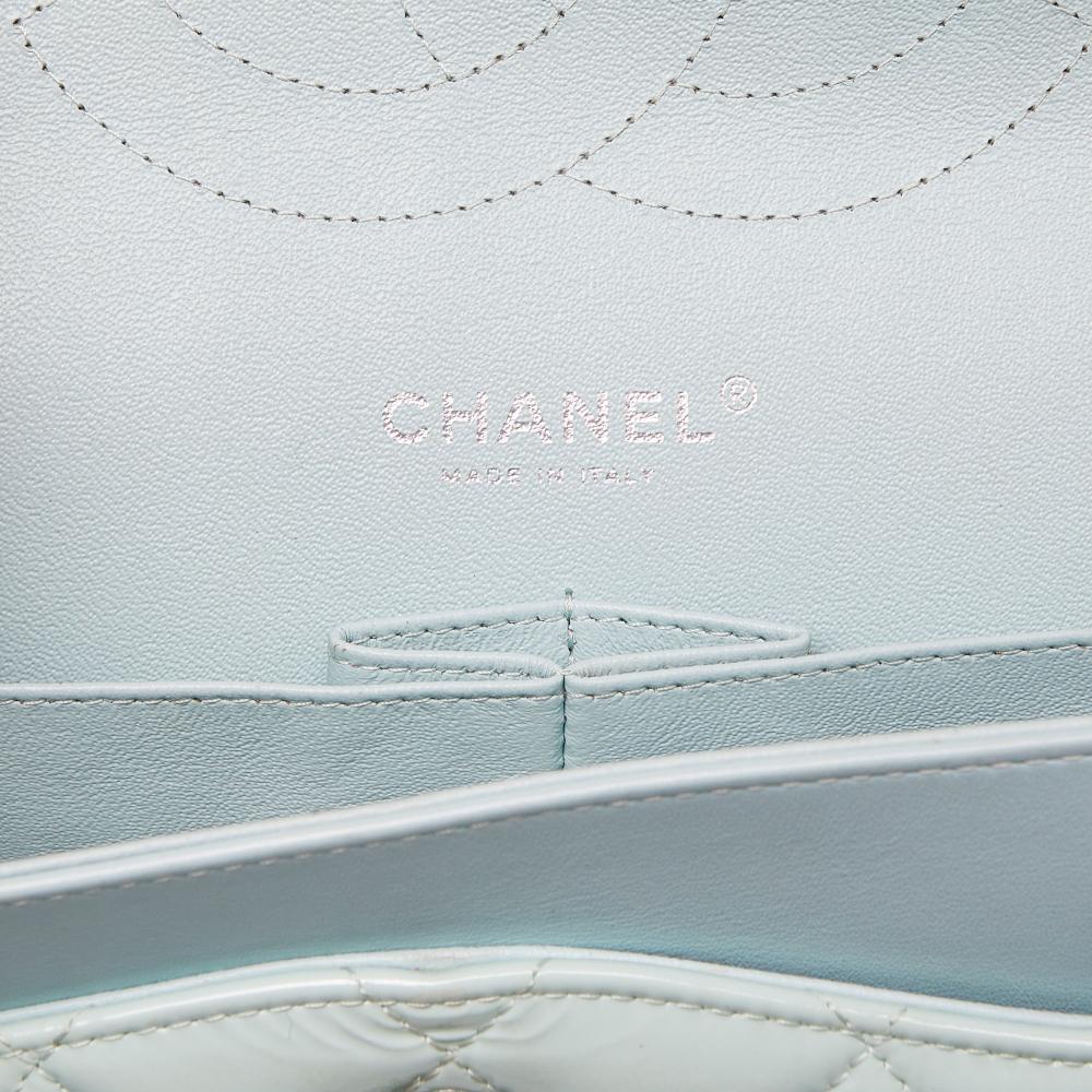 Green Leather Chanel Flap Bag