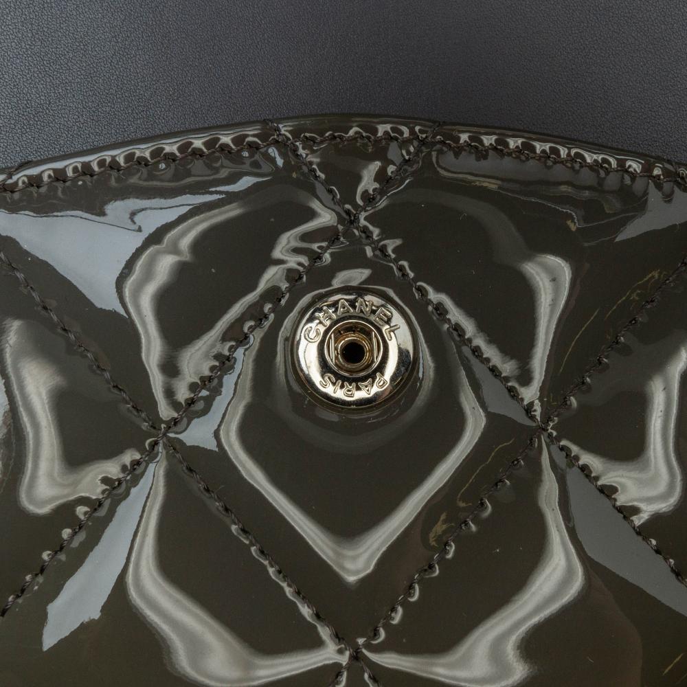 Green Leather Chanel Flap Bag