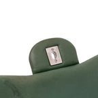 Green Leather Chanel Flap Bag
