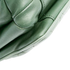Green Leather Chanel Flap Bag