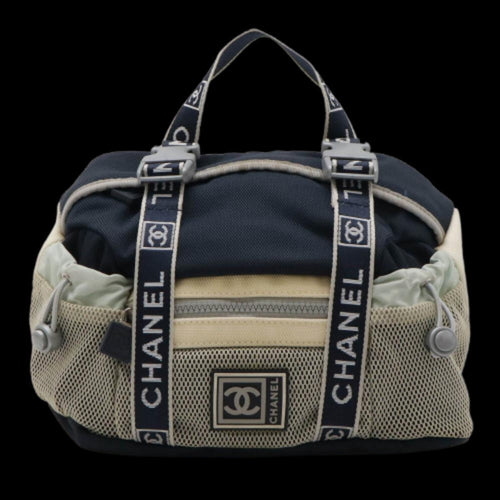 Grey Canvas Chanel Belt Bag