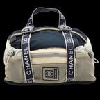 Grey Canvas Chanel Belt Bag