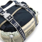 Grey Canvas Chanel Belt Bag