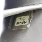 Grey Canvas Chanel Flap Bag