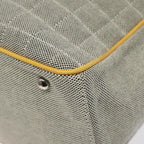 Grey Canvas Chanel Tote