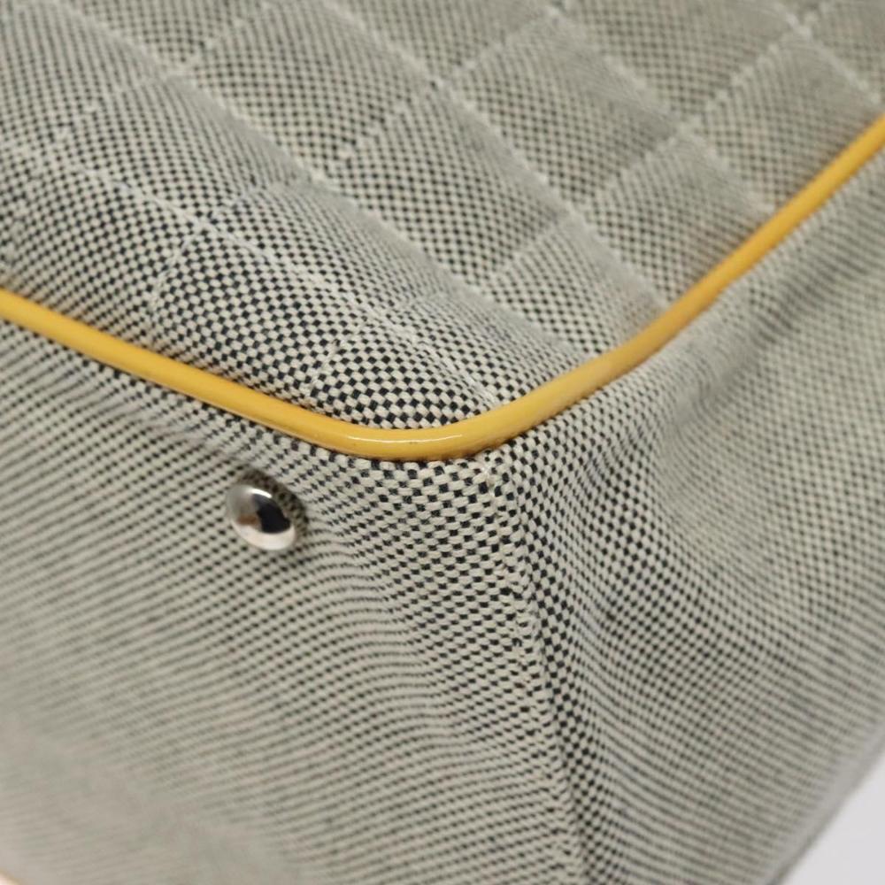 Grey Canvas Chanel Tote