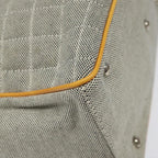 Grey Canvas Chanel Tote