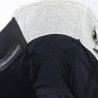Grey Canvas Chanel Tote